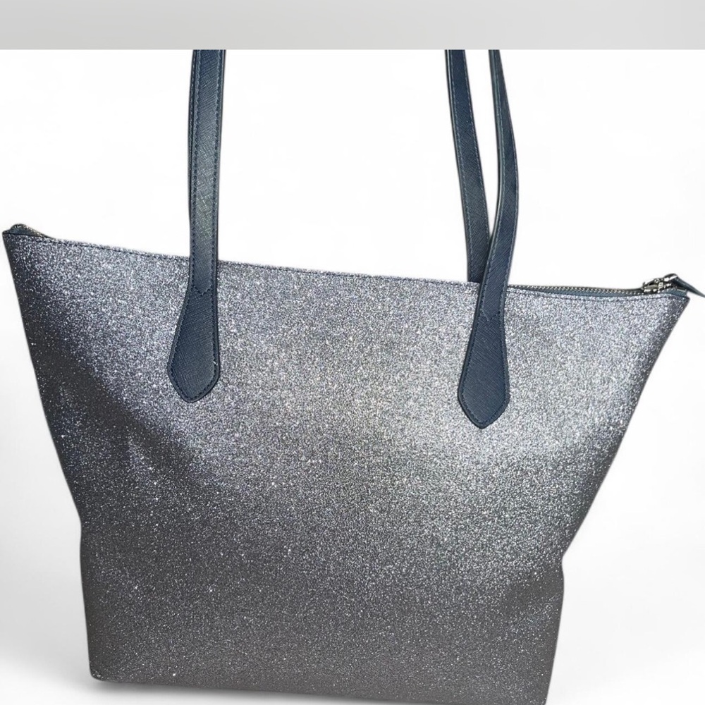 Kate Spade Joeley Navy Blue Shimmer Glitter Holiday Edition EUC
